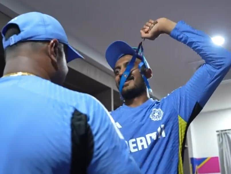 Watch: Axar Patel Receives Fielder Of The Match Medal From Team Indias Unsung Hero