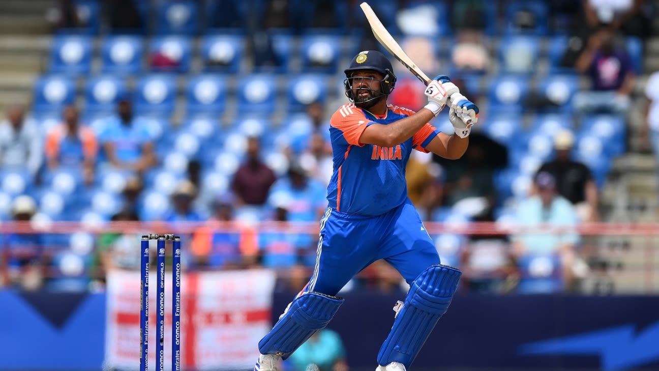 Rohit had to 'open up all sides of the field' to counter St Lucia breeze