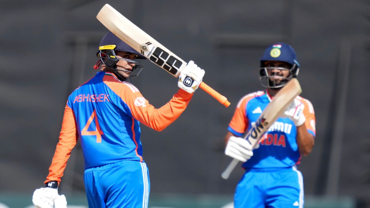 Abhishek strikes 46-ball ton as India give Zimbabwe a thrashing