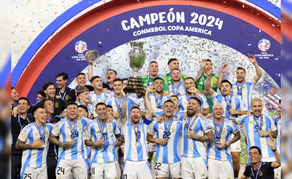 Argentina Defeat Colombia 1-0 To Win Record 16th Copa America | Football News