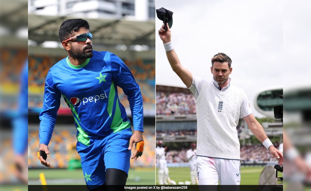 Babar Azam's Blunder While Congratulating Retiring James Anderson, Then Deletes Post | Cricket News