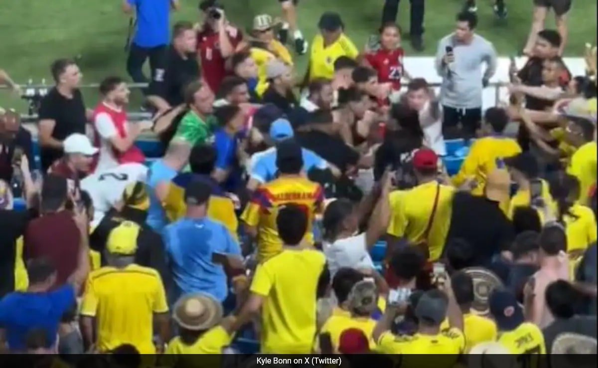 Uruguay Star Loses Cool, Throws Punches At Fans In Massive Copa America Brawl