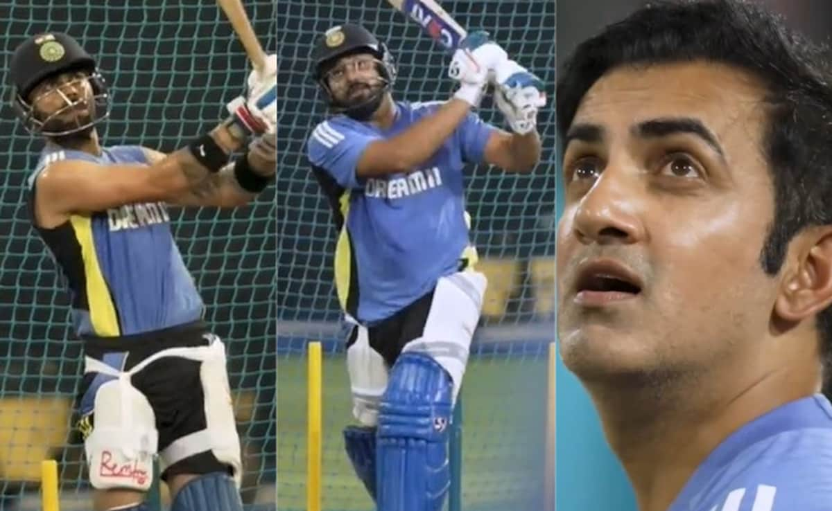 Gautam Gambhir Stunned As Rohit Sharma, Virat Kohli Take Bowlers To Cleaners In Nets. Watch | Cricket News